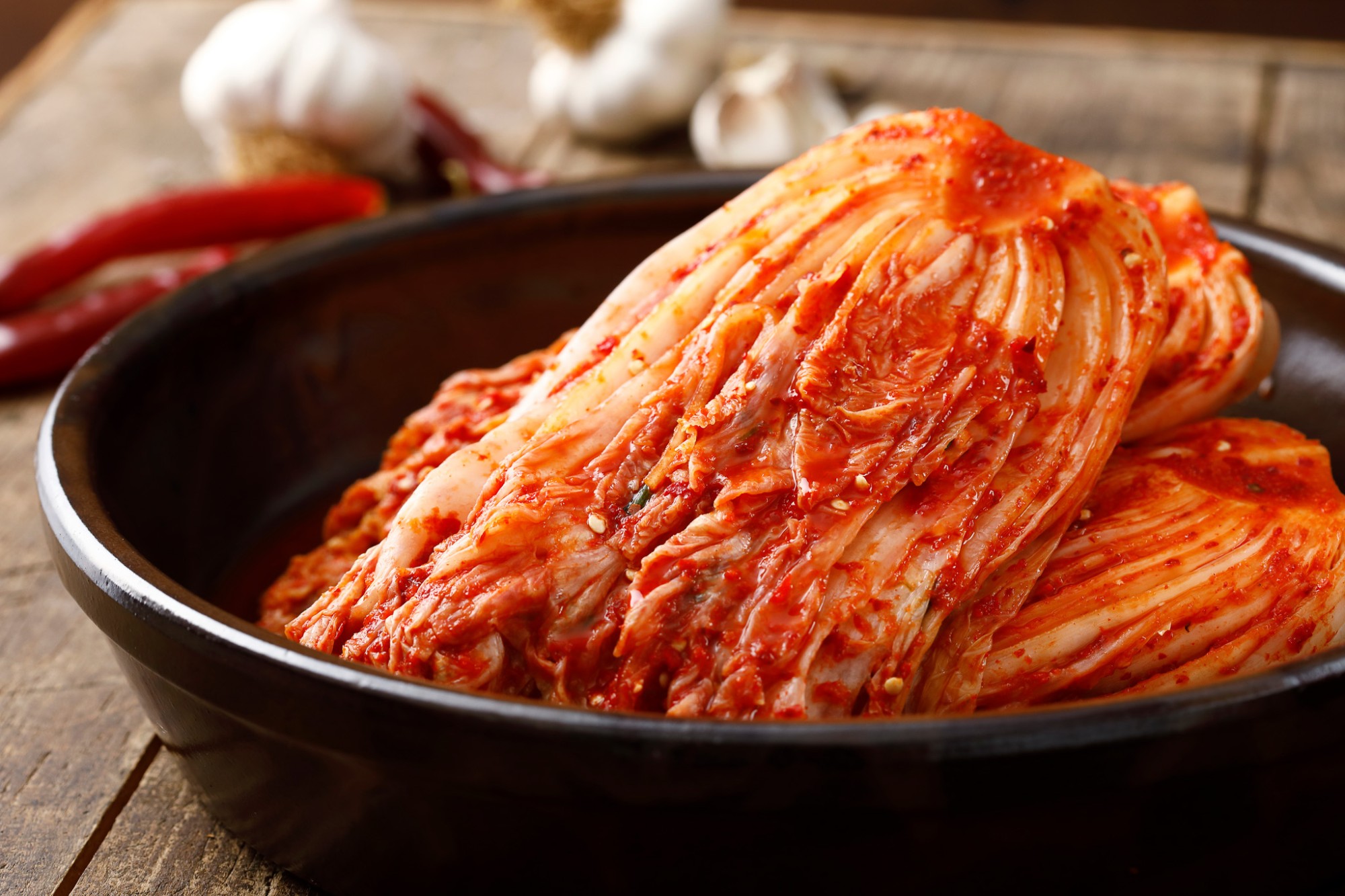 Kimchi in a bowl